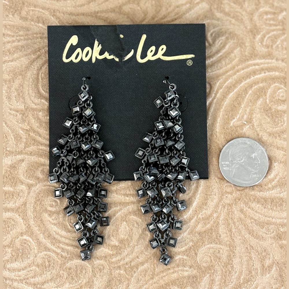 Cookie Lee crystal earrings